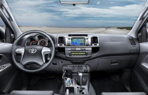 2017 Toyota Hilux inside